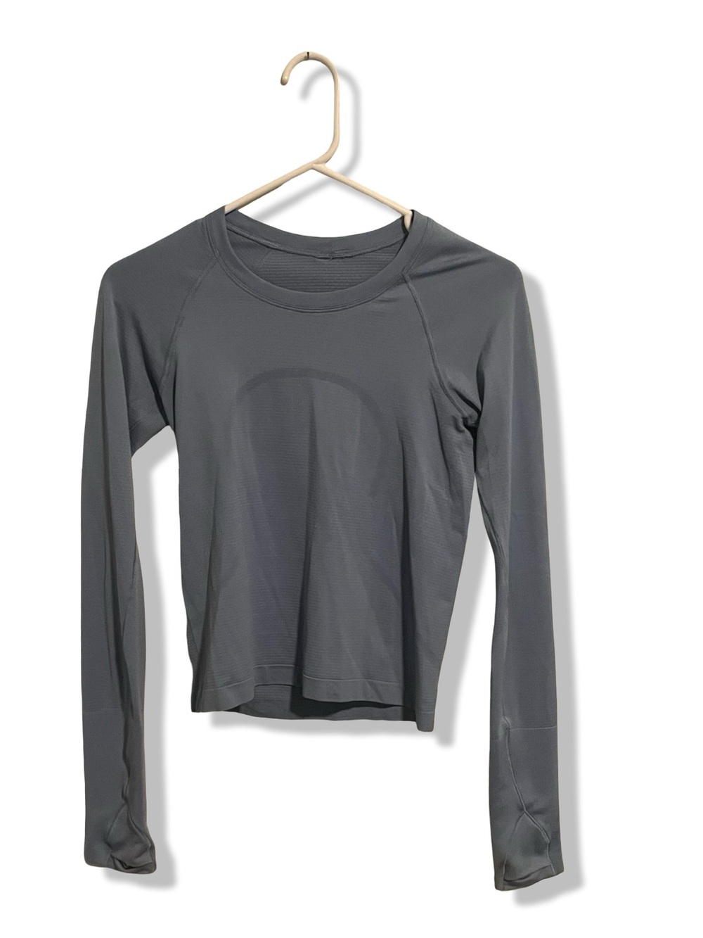 Dusty Blue Lululemon Swiftly Tech Long Sleeve Waist-Length